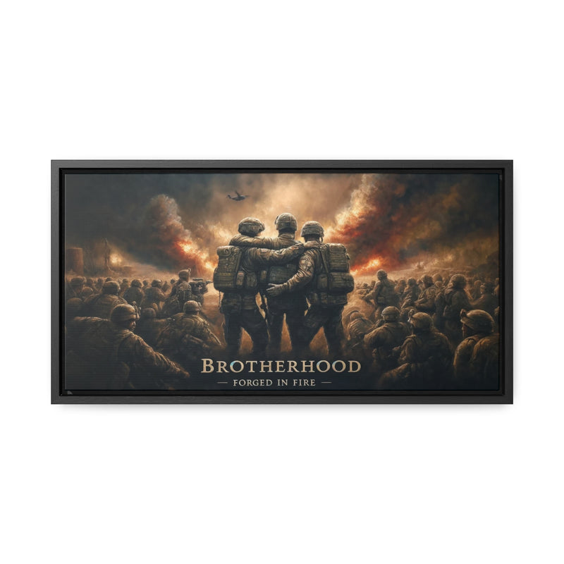 Brotherhood: Forged in Fire - Framed Canvas