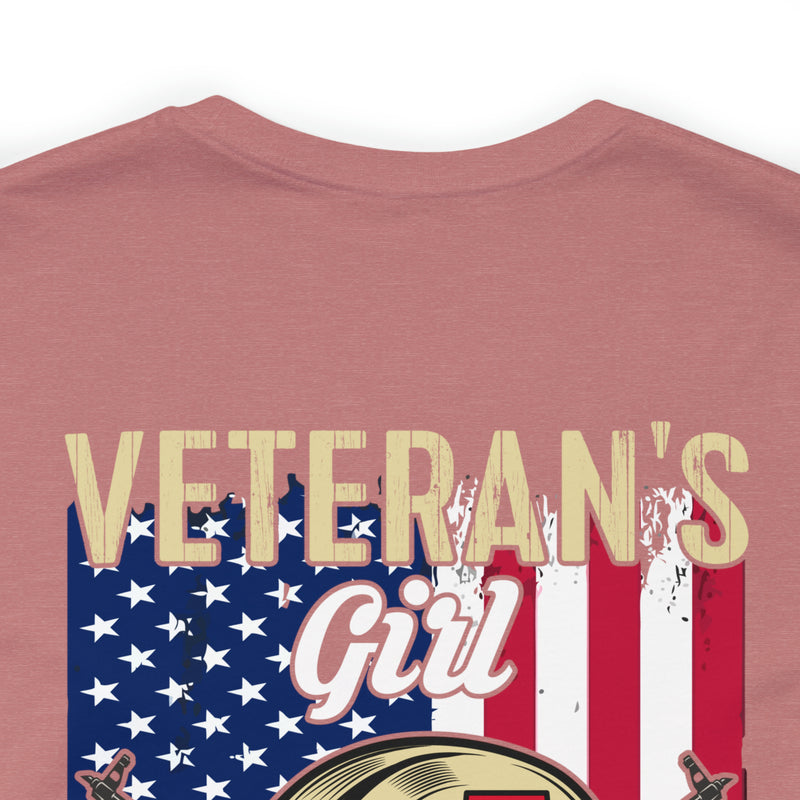 Veteran's Girl: Keep Back 200 Feet - Military Design T-Shirt with Attitude and Pride