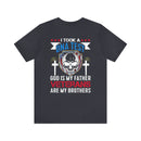 Spiritual Brotherhood: Military Design T-Shirt - 'I Took a DNA Test, God is My Father, Veterans are My Brothers