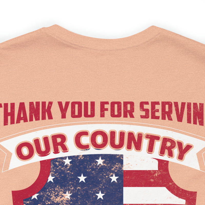 Defenders of Freedom: Thank You for Serving Our Country Military T-Shirt