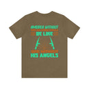Americh: United with Our Angels - Military Design T-Shirt Honoring Guardians of Freedom