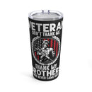 Honoring Our Fallen Heroes: 20oz Black Military Design Tumbler - Remembering the Sacrifice of Veterans and Their Comrades