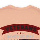 Ever Ready Veterans: Military Design T-Shirt - Always Prepared, Never Forgotten