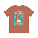 Not All Wounds Are Visible: PTSD T-Shirt T-Shirt Unveiling Hidden Battles