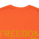 Patriotic Tribute: 'Freedom is Not Free, Thank a Veteran' Military Design T-Shirt