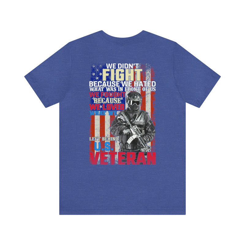 Proud U.S. Veteran: Military Design T-Shirt Celebrating Strong Women and Love for Country