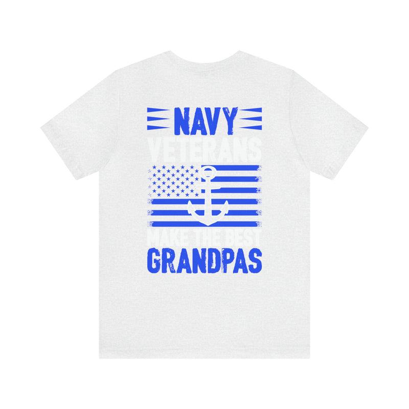 Grandpa's Naval Legacy: Military Design T-Shirt - Celebrating Veteran Grandfathers!