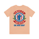 Veteran Soldier: One Man Army Military Design T-Shirt – Embrace the Spirit of Heroism