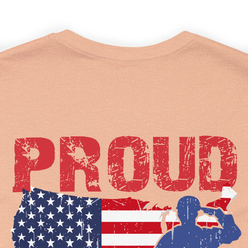 Proud Dad of a Veteran: Military Design T-Shirt - Wear Your Pride!