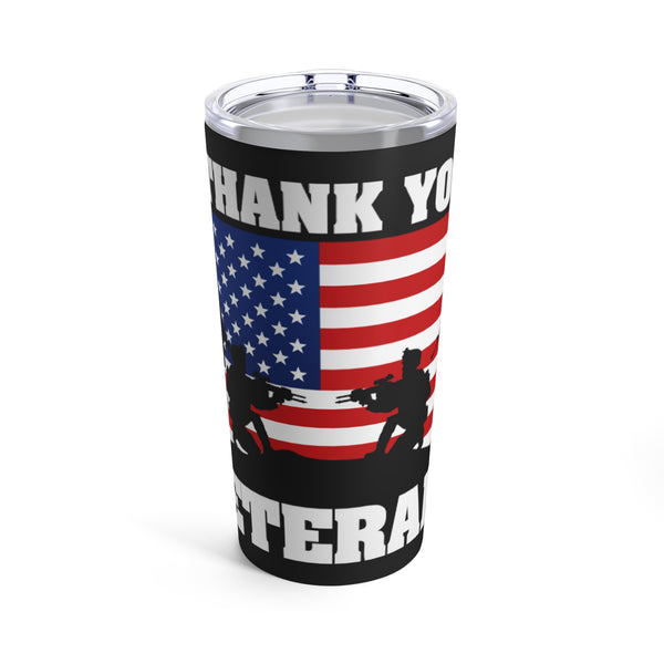 Grateful Tribute: Military Design Tumbler - 20oz