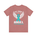 My Hero is Now My Angel: PTSD Design Cotton T-Shirt