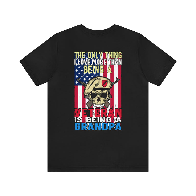 Veteran-Grandpa Pride: The Ultimate Military Design T-Shirt for Proud Grandfathers!