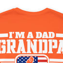 Unshakeable Legacy: 'I'm a Dad, Grandpa, and a Veteran - Fearless' Military Design T-Shirt