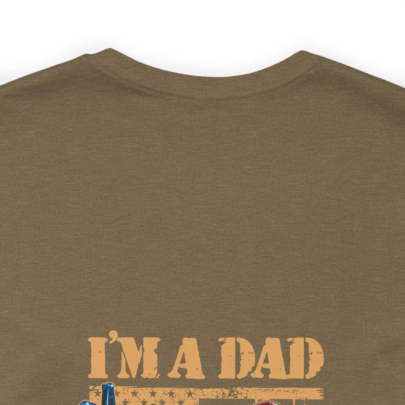 Triple Legacy: Dad, Grandpa, and Vietnam Veteran - Military Design T-Shirt Celebrating Generations