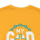 MY GOD IS STRONGER THAN PTSD Design Lightweight Retail Fit T-Shirt