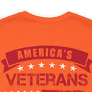 America's Veterans: Honoring Those Who Served with Military Design T-Shirt
