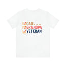 Dad, Grandpa, Veteran: Military Design T-Shirt Celebrating Family Heroes!