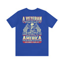 Blank Check for Freedom: Military Design T-Shirt Honoring the Sacrifice of Veterans