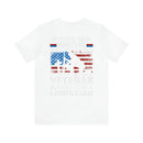 Patriotic Faith: Military Design T-Shirt - 'I Stand for Our Flag, I Kneel for the Cross - Proud Veteran, Blessed Christian'