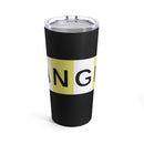 Ranger Pride: 20oz Military Design Tumbler - Black Background Edition