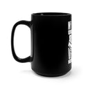 Being a Veteran Never Ends 15oz Military Design Black Mug - Proudly Embrace a Lifetime of Service!