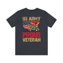 Proud US Army Veteran: Military Design T-Shirt Embodying Honor and Service