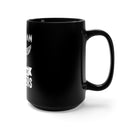 Brotherhood of Heroes: 15oz Military Design Black Mug - Expressing Gratitude to Fellow Veterans