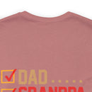 Dad, Grandpa, Veteran: Military Design T-Shirt Celebrating Family Heroes!