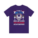 Spiritual Brotherhood: Military Design T-Shirt - 'I Took a DNA Test, God is My Father, Veterans are My Brothers