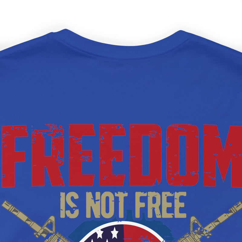 United States Veteran: Freedom Isn't Free - Military Design T-Shirt Honoring Sacrifice