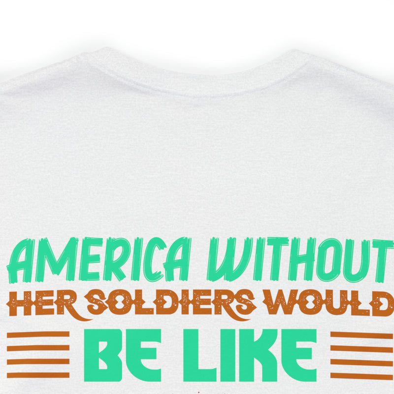Americh: United with Our Angels - Military Design T-Shirt Honoring Guardians of Freedom