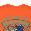 Earned, Not Inherited: Military Design T-Shirt - 'I Have Earned It with My Blood, Sweat & Tears - You Cannot Inherit the Title of Veteran
