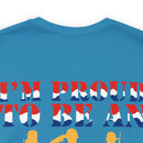Proudly American: Military Design T-Shirt - 'I'm Proud to Be an American