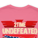 2Time Undefeated World War Champs Military Design T-Shirt: Show Your Pride!