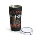 Honoring Our Heroes: 20oz Military Design Tumbler for Remembrance and Respect