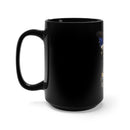 Honor Our Heroes: Remember Their Sacrifice - 15oz Black Mug with Military Design and Inspirational Message