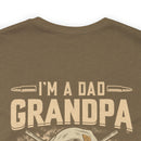 Fearless Patriarch: 'I'm a Dad, Grandpa, and a Veteran - Nothing Scares Me' Military Design T-Shirt