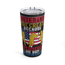 Real-Life Heroes: Celebrate the Valor of Veterans with our 20oz Military Design Tumbler