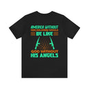 Americh: United with Our Angels - Military Design T-Shirt Honoring Guardians of Freedom