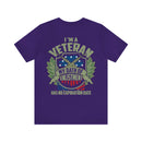 Timeless Commitment: Military Design T-Shirt - 'I'm a Veteran - My Oath of Enlistment Has No Expiration Date