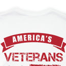 America's Veterans: Honoring Those Who Served with Military Design T-Shirt