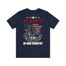 Noble Defenders: Military Design T-Shirt Celebrating the Army's Honor and Bravery