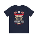 Thank You: Military Design T-Shirt Expressing Gratitude and Support