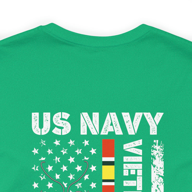 US Navy Vietnam Veteran Tribute: Military-Style T-Shirt Honoring Service and Sacrifice