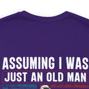 Underestimate No More: Military Design T-Shirt - U.S. Veteran, Proving Age Doesn't Define Valor