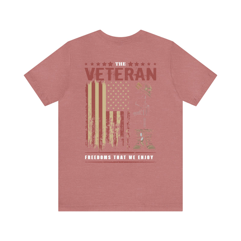 Guardians of Freedom: Military Design T-Shirt Celebrating Veterans and the Gift of Liberty