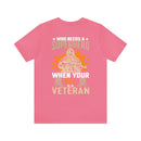 Unleash Your Inner Hero: Military Design T-Shirt - Proudly Raised by a Veteran Dad