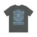 Eternal Oath: Military Design T-Shirt - 'I Am a Veteran - My Oath of Enlistment Has No Expiration Date