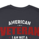 American Veteran: Walking Beside Heroes T-Shirt with Military Design - Honoring the Few