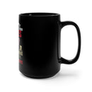 Proud Veteran's Wife: 15oz Military Design Black Mug - Honoring Unsung Heroes!